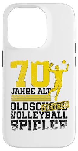 70. Geburtstag 70 Jahre Alt Volleyball Spieler Geburtstag Hülle für iPhone 14 Pro 70. Geburtstag 70 Jahre Alt Volleyball Spieler Geburtstag Hülle für iPhone 14 Pro von Lustige Volleyball Spieler Geburtstagsdesigns