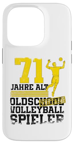 71. Geburtstag 71 Jahre Alt Volleyball Spieler Geburtstag Hülle für iPhone 14 Pro 71. Geburtstag 71 Jahre Alt Volleyball Spieler Geburtstag Hülle für iPhone 14 Pro von Lustige Volleyball Spieler Geburtstagsdesigns