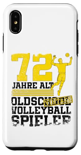 72. Geburtstag 72 Jahre Alt Volleyball Spieler Geburtstag Hülle für iPhone XS Max 72. Geburtstag 72 Jahre Alt Volleyball Spieler Geburtstag Hülle für iPhone XS Max von Lustige Volleyball Spieler Geburtstagsdesigns