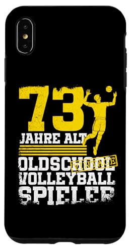 73. Geburtstag 73 Jahre Alt Volleyball Spieler Geburtstag Hülle für iPhone XS Max 73. Geburtstag 73 Jahre Alt Volleyball Spieler Geburtstag Hülle für iPhone XS Max von Lustige Volleyball Spieler Geburtstagsdesigns