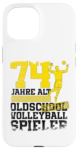 74. Geburtstag 74 Jahre Alt Volleyball Spieler Geburtstag Hülle für iPhone 15 74. Geburtstag 74 Jahre Alt Volleyball Spieler Geburtstag Hülle für iPhone 15 von Lustige Volleyball Spieler Geburtstagsdesigns