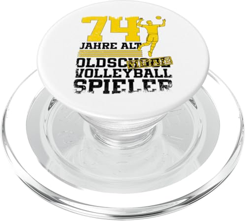 74. Geburtstag 74 Jahre Alt Volleyball Spieler Geburtstag PopSockets PopGrip für MagSafe 74. Geburtstag 74 Jahre Alt Volleyball Spieler Geburtstag PopSockets PopGrip für MagSafe von Lustige Volleyball Spieler Geburtstagsdesigns