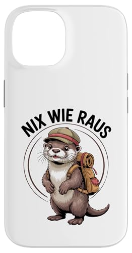 Nix wie raus nichts wie weg Wandern Abenteuer mit Otter Hülle für iPhone 14 Nix wie raus nichts wie weg Wandern Abenteuer mit Otter Hülle für iPhone 14 von Lustige Wandermotive mit Tieren