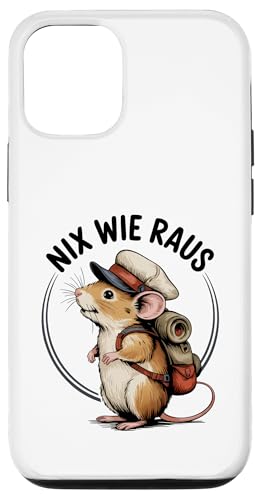 Nix wie weg - nichts wie raus Wandern Abenteuer mit Maus Hülle für iPhone 12/12 Pro Nix wie weg - nichts wie raus Wandern Abenteuer mit Maus Hülle für iPhone 12/12 Pro von Lustige Wandermotive mit Tieren