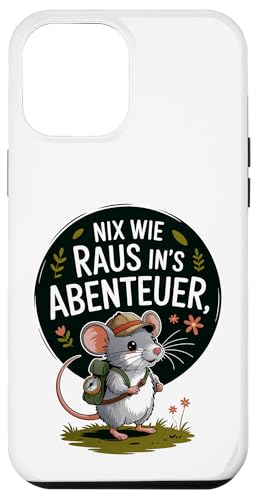 Nix wie weg - nichts wie raus Wandern Abenteuer mit Maus Hülle für iPhone 12 Pro Max Nix wie weg - nichts wie raus Wandern Abenteuer mit Maus Hülle für iPhone 12 Pro Max von Lustige Wandermotive mit Tieren