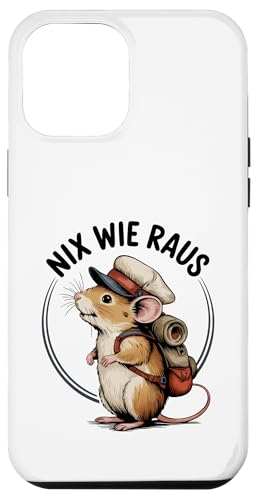 Nix wie weg - nichts wie raus Wandern Abenteuer mit Maus Hülle für iPhone 12 Pro Max Nix wie weg - nichts wie raus Wandern Abenteuer mit Maus Hülle für iPhone 12 Pro Max von Lustige Wandermotive mit Tieren