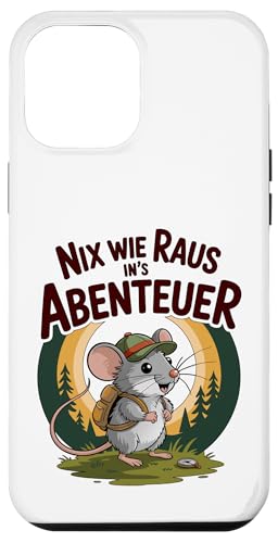 Nix wie weg - nichts wie raus Wandern Abenteuer mit Maus Hülle für iPhone 12 Pro Max Nix wie weg - nichts wie raus Wandern Abenteuer mit Maus Hülle für iPhone 12 Pro Max von Lustige Wandermotive mit Tieren