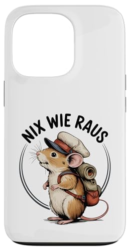 Nix wie weg - nichts wie raus Wandern Abenteuer mit Maus Hülle für iPhone 13 Pro Nix wie weg - nichts wie raus Wandern Abenteuer mit Maus Hülle für iPhone 13 Pro von Lustige Wandermotive mit Tieren