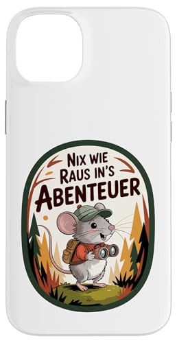 Nix wie weg - nichts wie raus Wandern Abenteuer mit Maus Hülle für iPhone 14 Plus Nix wie weg - nichts wie raus Wandern Abenteuer mit Maus Hülle für iPhone 14 Plus von Lustige Wandermotive mit Tieren