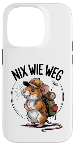 Nix wie weg - nichts wie raus Wandern Abenteuer mit Maus Hülle für iPhone 14 Pro Nix wie weg - nichts wie raus Wandern Abenteuer mit Maus Hülle für iPhone 14 Pro von Lustige Wandermotive mit Tieren