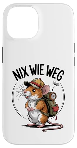 Nix wie weg - nichts wie raus Wandern Abenteuer mit Maus Hülle für iPhone 14 Nix wie weg - nichts wie raus Wandern Abenteuer mit Maus Hülle für iPhone 14 von Lustige Wandermotive mit Tieren