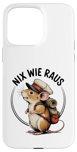 Nix wie weg - nichts wie raus Wandern Abenteuer mit Maus Hülle für iPhone 15 Pro Max Nix wie weg - nichts wie raus Wandern Abenteuer mit Maus Hülle für iPhone 15 Pro Max von Lustige Wandermotive mit Tieren