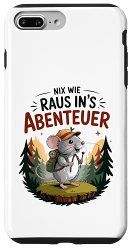 Nix wie weg - nichts wie raus Wandern Abenteuer mit Maus Hülle für iPhone 7 Plus/8 Plus Nix wie weg - nichts wie raus Wandern Abenteuer mit Maus Hülle für iPhone 7 Plus/8 Plus von Lustige Wandermotive mit Tieren