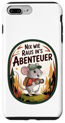 Nix wie weg - nichts wie raus Wandern Abenteuer mit Maus Hülle für iPhone 7 Plus/8 Plus Nix wie weg - nichts wie raus Wandern Abenteuer mit Maus Hülle für iPhone 7 Plus/8 Plus von Lustige Wandermotive mit Tieren