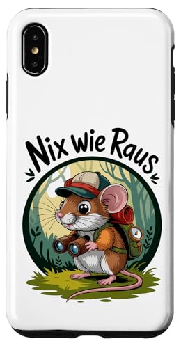 Nix wie weg - nichts wie raus Wandern Abenteuer mit Maus Hülle für iPhone XS Max Nix wie weg - nichts wie raus Wandern Abenteuer mit Maus Hülle für iPhone XS Max von Lustige Wandermotive mit Tieren