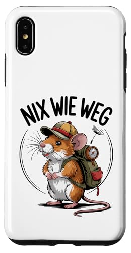 Nix wie weg - nichts wie raus Wandern Abenteuer mit Maus Hülle für iPhone XS Max Nix wie weg - nichts wie raus Wandern Abenteuer mit Maus Hülle für iPhone XS Max von Lustige Wandermotive mit Tieren