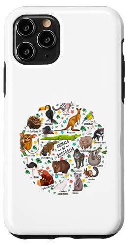 Australische Tierausbildung Zoologie Tiere Australiens Hülle für iPhone 11 Pro Australische Tierausbildung Zoologie Tiere Australiens Hülle für iPhone 11 Pro von Lustige australische Tiere Blumengrafiken