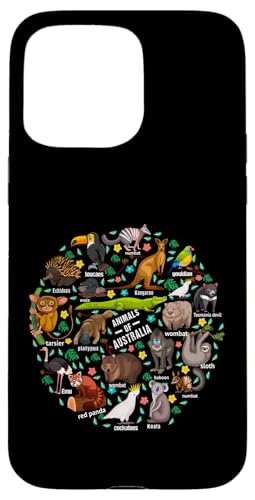 Australische Tierausbildung Zoologie Tiere Australiens Hülle für iPhone 15 Pro Max Australische Tierausbildung Zoologie Tiere Australiens Hülle für iPhone 15 Pro Max von Lustige australische Tiere Blumengrafiken