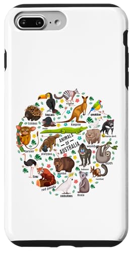 Australische Tierausbildung Zoologie Tiere Australiens Hülle für iPhone 7 Plus/8 Plus Australische Tierausbildung Zoologie Tiere Australiens Hülle für iPhone 7 Plus/8 Plus von Lustige australische Tiere Blumengrafiken