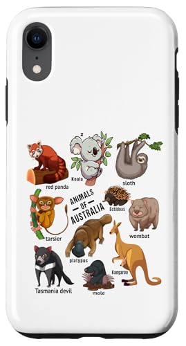 Australische Tierausbildung Zoologie Tiere Australiens Hülle für iPhone XR Australische Tierausbildung Zoologie Tiere Australiens Hülle für iPhone XR von Lustige australische Tiere Blumengrafiken