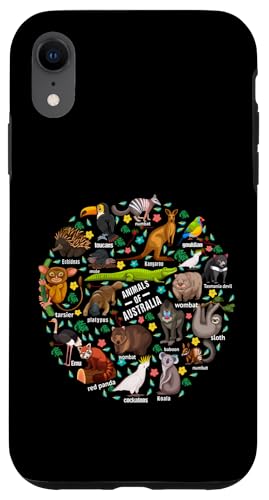Australische Tierausbildung Zoologie Tiere Australiens Hülle für iPhone XR Australische Tierausbildung Zoologie Tiere Australiens Hülle für iPhone XR von Lustige australische Tiere Blumengrafiken