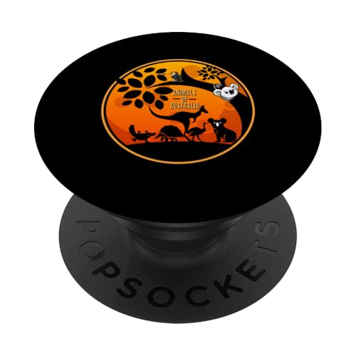 Australische Tierausbildung Zoologie Tiere Australiens PopSockets Klebender PopGrip Australische Tierausbildung Zoologie Tiere Australiens PopSockets Klebender PopGrip von Lustige australische Tiere Blumengrafiken