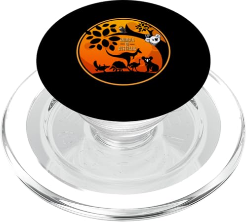 Australische Tierausbildung Zoologie Tiere Australiens PopSockets PopGrip für MagSafe Australische Tierausbildung Zoologie Tiere Australiens PopSockets PopGrip für MagSafe von Lustige australische Tiere Blumengrafiken