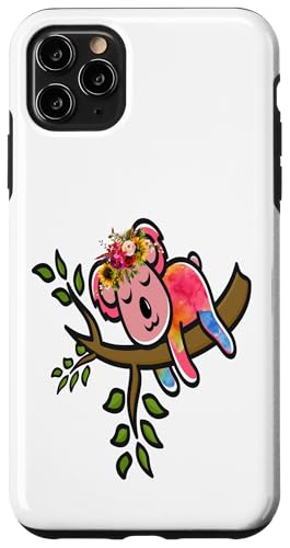 Australisches Tier Koala mit Blumen florale Koala -Liebhaber Hülle für iPhone 11 Pro Max Australisches Tier Koala mit Blumen florale Koala -Liebhaber Hülle für iPhone 11 Pro Max von Lustige australische Tiere Blumengrafiken