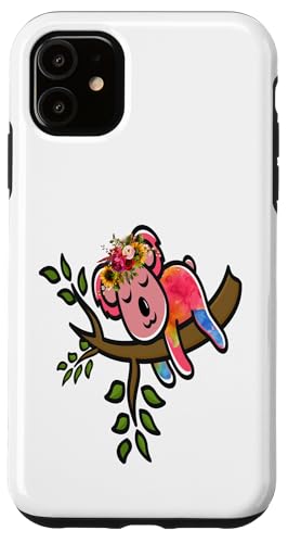 Australisches Tier Koala mit Blumen florale Koala -Liebhaber Hülle für iPhone 11 Australisches Tier Koala mit Blumen florale Koala -Liebhaber Hülle für iPhone 11 von Lustige australische Tiere Blumengrafiken
