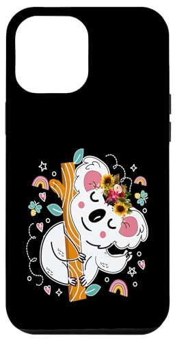 Australisches Tier Koala mit Blumen florale Koala -Liebhaber Hülle für iPhone 12 Pro Max Australisches Tier Koala mit Blumen florale Koala -Liebhaber Hülle für iPhone 12 Pro Max von Lustige australische Tiere Blumengrafiken