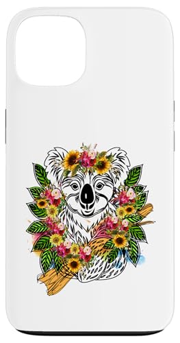 Australisches Tier Koala mit Blumen florale Koala -Liebhaber Hülle für iPhone 13 Australisches Tier Koala mit Blumen florale Koala -Liebhaber Hülle für iPhone 13 von Lustige australische Tiere Blumengrafiken