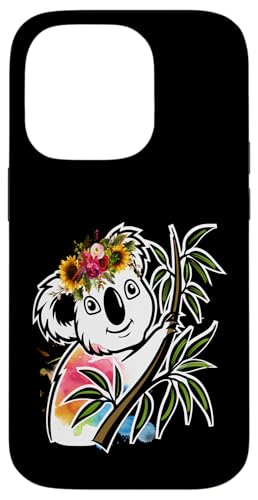 Australisches Tier Koala mit Blumen florale Koala -Liebhaber Hülle für iPhone 14 Pro Australisches Tier Koala mit Blumen florale Koala -Liebhaber Hülle für iPhone 14 Pro von Lustige australische Tiere Blumengrafiken