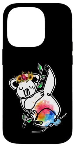 Australisches Tier Koala mit Blumen florale Koala -Liebhaber Hülle für iPhone 14 Pro Australisches Tier Koala mit Blumen florale Koala -Liebhaber Hülle für iPhone 14 Pro von Lustige australische Tiere Blumengrafiken