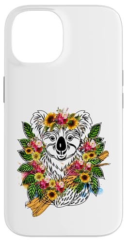 Australisches Tier Koala mit Blumen florale Koala -Liebhaber Hülle für iPhone 14 Australisches Tier Koala mit Blumen florale Koala -Liebhaber Hülle für iPhone 14 von Lustige australische Tiere Blumengrafiken