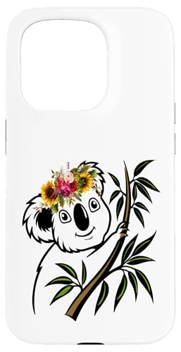 Australisches Tier Koala mit Blumen florale Koala -Liebhaber Hülle für iPhone 15 Pro Australisches Tier Koala mit Blumen florale Koala -Liebhaber Hülle für iPhone 15 Pro von Lustige australische Tiere Blumengrafiken