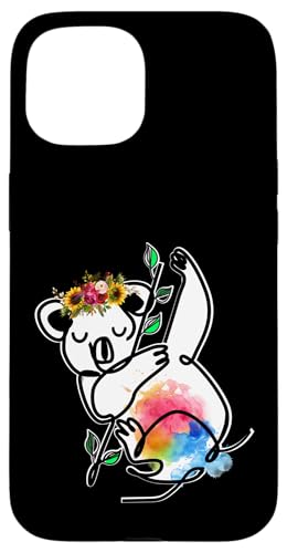 Australisches Tier Koala mit Blumen florale Koala -Liebhaber Hülle für iPhone 15 Australisches Tier Koala mit Blumen florale Koala -Liebhaber Hülle für iPhone 15 von Lustige australische Tiere Blumengrafiken