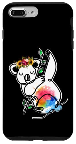 Australisches Tier Koala mit Blumen florale Koala -Liebhaber Hülle für iPhone 7 Plus/8 Plus Australisches Tier Koala mit Blumen florale Koala -Liebhaber Hülle für iPhone 7 Plus/8 Plus von Lustige australische Tiere Blumengrafiken