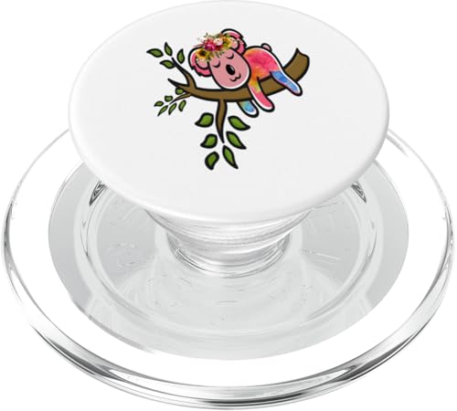 Australisches Tier Koala mit Blumen florale Koala -Liebhaber PopSockets PopGrip für MagSafe Australisches Tier Koala mit Blumen florale Koala -Liebhaber PopSockets PopGrip für MagSafe von Lustige australische Tiere Blumengrafiken
