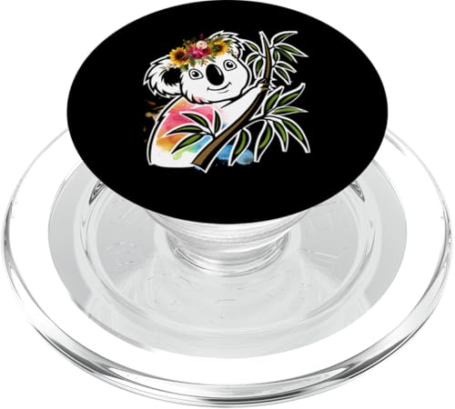 Australisches Tier Koala mit Blumen florale Koala -Liebhaber PopSockets PopGrip für MagSafe Australisches Tier Koala mit Blumen florale Koala -Liebhaber PopSockets PopGrip für MagSafe von Lustige australische Tiere Blumengrafiken