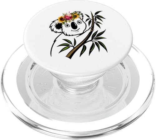 Australisches Tier Koala mit Blumen florale Koala -Liebhaber PopSockets PopGrip für MagSafe Australisches Tier Koala mit Blumen florale Koala -Liebhaber PopSockets PopGrip für MagSafe von Lustige australische Tiere Blumengrafiken