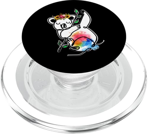 Australisches Tier Koala mit Blumen florale Koala -Liebhaber PopSockets PopGrip für MagSafe Australisches Tier Koala mit Blumen florale Koala -Liebhaber PopSockets PopGrip für MagSafe von Lustige australische Tiere Blumengrafiken