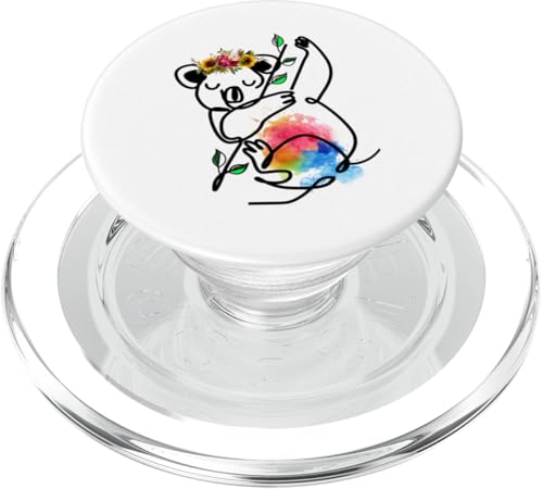 Australisches Tier Koala mit Blumen florale Koala -Liebhaber PopSockets PopGrip für MagSafe Australisches Tier Koala mit Blumen florale Koala -Liebhaber PopSockets PopGrip für MagSafe von Lustige australische Tiere Blumengrafiken