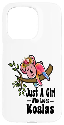 Frauen nur ein Mädchen, das Koalas australisches Tier Koala Hülle für iPhone 15 Pro Frauen nur ein Mädchen, das Koalas australisches Tier Koala Hülle für iPhone 15 Pro von Lustige australische Tiere Blumengrafiken
