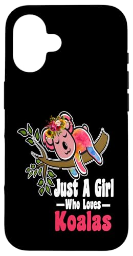 Frauen nur ein Mädchen, das Koalas australisches Tier Koala Hülle für iPhone 16 Frauen nur ein Mädchen, das Koalas australisches Tier Koala Hülle für iPhone 16 von Lustige australische Tiere Blumengrafiken