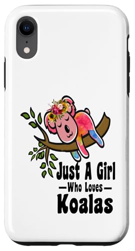 Frauen nur ein Mädchen, das Koalas australisches Tier Koala Hülle für iPhone XR Frauen nur ein Mädchen, das Koalas australisches Tier Koala Hülle für iPhone XR von Lustige australische Tiere Blumengrafiken