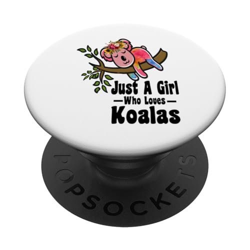Frauen nur ein Mädchen, das Koalas australisches Tier Koala PopSockets Klebender PopGrip Frauen nur ein Mädchen, das Koalas australisches Tier Koala PopSockets Klebender PopGrip von Lustige australische Tiere Blumengrafiken