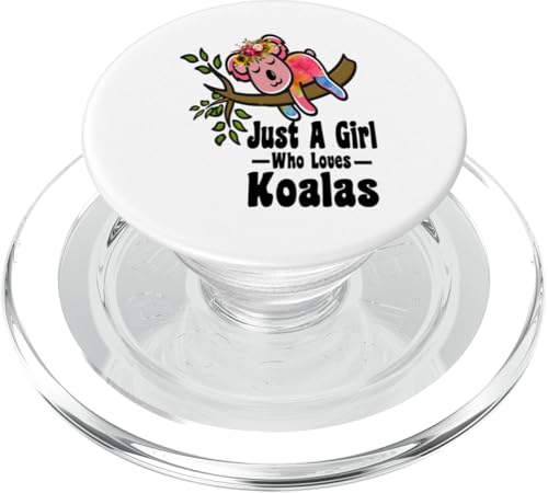Frauen nur ein Mädchen, das Koalas australisches Tier Koala PopSockets PopGrip für MagSafe Frauen nur ein Mädchen, das Koalas australisches Tier Koala PopSockets PopGrip für MagSafe von Lustige australische Tiere Blumengrafiken
