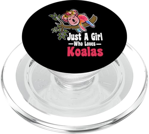 Frauen nur ein Mädchen, das Koalas australisches Tier Koala PopSockets PopGrip für MagSafe Frauen nur ein Mädchen, das Koalas australisches Tier Koala PopSockets PopGrip für MagSafe von Lustige australische Tiere Blumengrafiken
