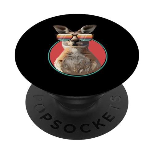 Lustige Känguru tragen Sonnenbrillen lustige australische PopSockets Klebender PopGrip Lustige Känguru tragen Sonnenbrillen lustige australische PopSockets Klebender PopGrip von Lustige australische Tiere Blumengrafiken