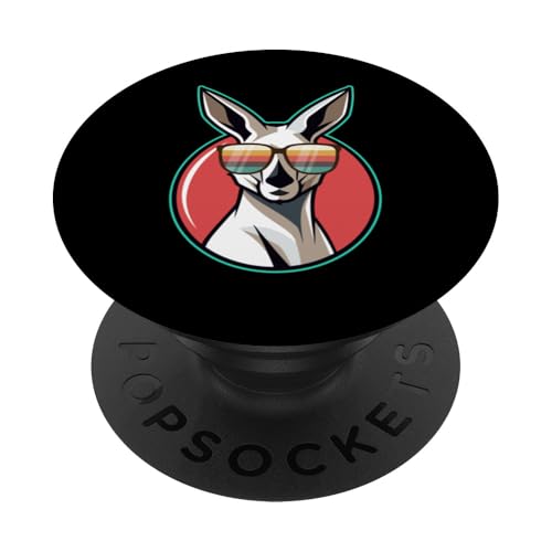 Lustige Känguru tragen Sonnenbrillen lustige australische PopSockets Klebender PopGrip Lustige Känguru tragen Sonnenbrillen lustige australische PopSockets Klebender PopGrip von Lustige australische Tiere Blumengrafiken